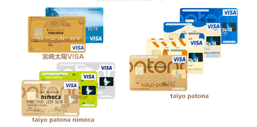 地方銀行のクレジットカードである宮崎太陽VISAカード